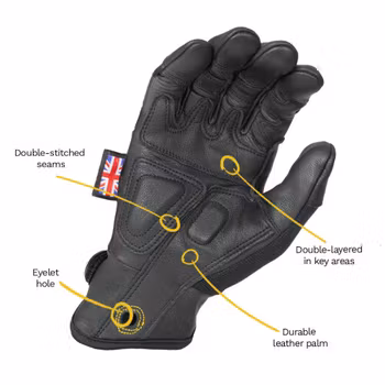 Leather Grip 3.0 Glove ? Full Fingered M