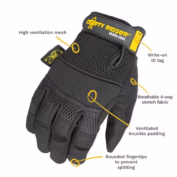 Venta-Cool Warm Weather Glove ? Full Fingered S