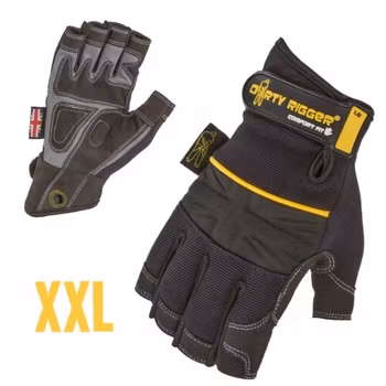 Comfort Fit Rigger Glove ? Fingerless (V1.6) XXL