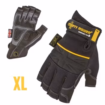 Comfort Fit Rigger Glove ? Fingerless (V1.6) XL