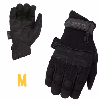 Comfort Fit Rigger Glove ? BLACK Edition M