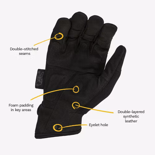 Comfort Fit Rigger Glove ? BLACK Edition M