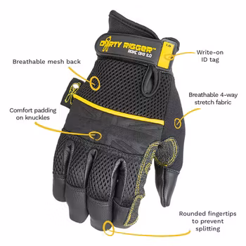 Rope Ops 2.0 Glove ? Full Fingered M