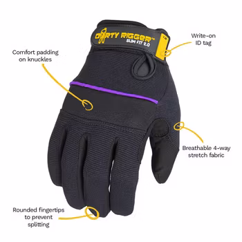 SlimFit 2.0 Rigger Glove ? Full Fingered M