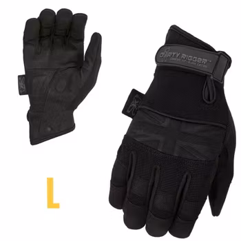 Comfort Fit Rigger Glove ? BLACK Edition L