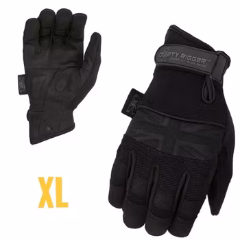Comfort Fit Rigger Glove ? BLACK Edition XL