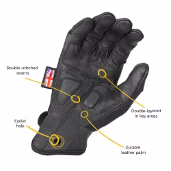 Leather Grip 3.0 Glove ? Full Fingered S