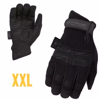Comfort Fit Rigger Glove ? BLACK Edition XXL