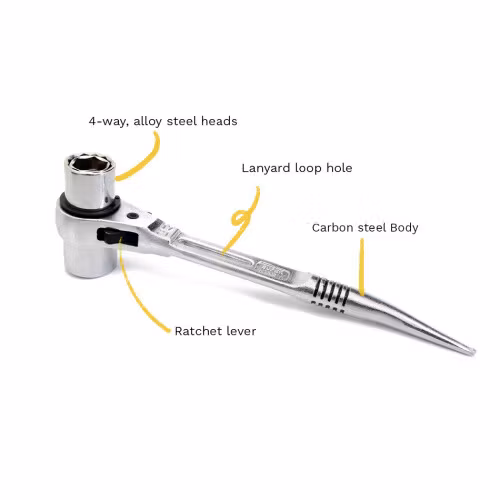 4-in-1 Podger Ratchet (Metric)