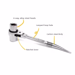 4-in-1 Podger Ratchet (Metric)