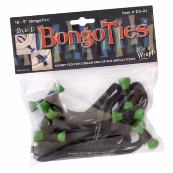 Tree Frog - BongoTies 10-pack (GREEN Bongo Pin)