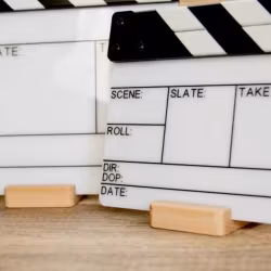 Wooden Stand holder for Smart Phones and Clapperboard