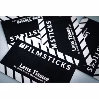 FILMSTICKS Lens Cleaning Tissue Booklet för linstvätt och rengöring