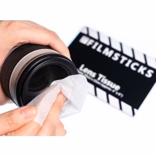 FILMSTICKS Lens Cleaning Tissue Booklet för linstvätt och rengöring
