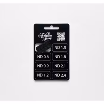 ND Filter Tabs 0.3-2.4 with velcro Black/White