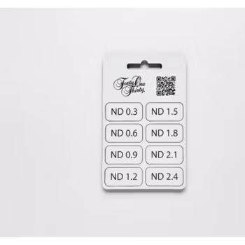 ND Filter Tabs 0.3-2.4 with velcro White/Black