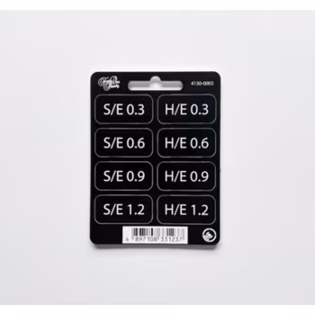 Forty One Thirty, Graduated Soft and Hard Edge - SE & HE Filter tabs 0.3 to 1.2 with velcro Black/White