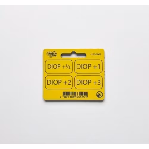 Diopter Tags -DIOP 1/2 - 3 in with velcro Yellow/Black