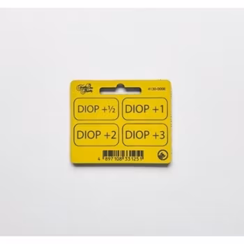 Forty One Thirty, Diopter Tags -DIOP 1/2 - 3 in with velcro Yellow/Black