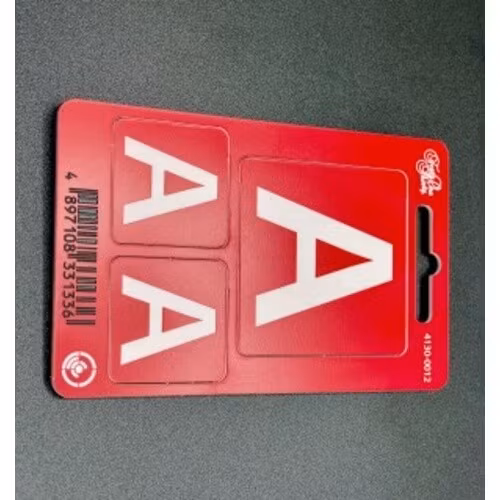 Camera ID''s A 2x25 & 1x50mm with velcro Red/White