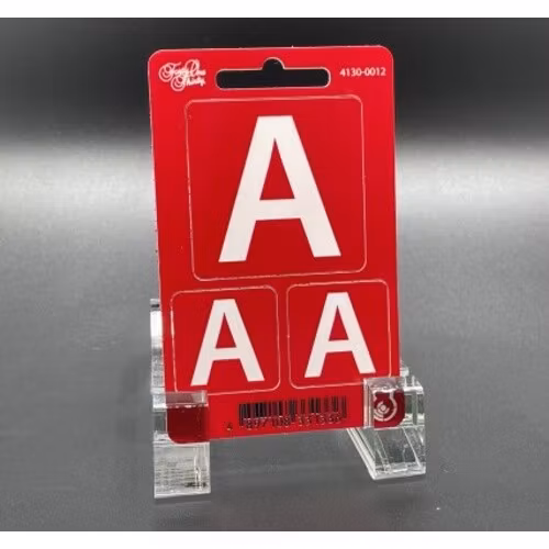 Camera ID''s A 2x25 & 1x50mm with velcro Red/White