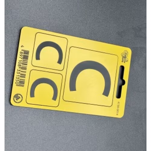 Camera ID''s C 2x25 & 1x50mm with velcro Yellow/White
