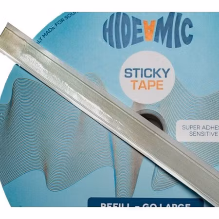 Hide-a-mic pressure sensitive Sticky Tape 20 meter x 12mm on roll