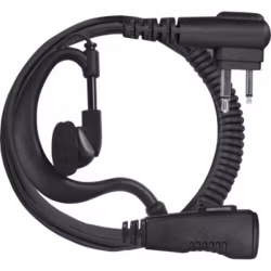 On Set Headsets G-Hook, Black for Motorola, G-shaped ear hook with double line PTT, Professional, discrete and comfortable, Flexible ear hanger, Clear sound with minimized external chatter.Introducing