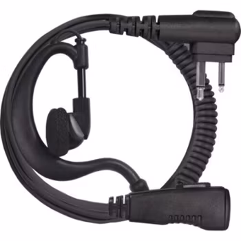 On Set Headsets G-Hook, Black for Motorola, G-shaped ear hook with double line PTT, Professional, discrete and comfortable, Flexible ear hanger, Clear sound with minimized external chatter.Introducing