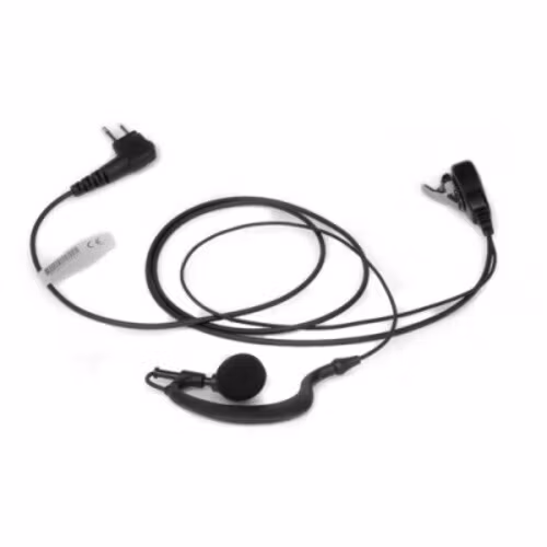 On Set Headsets G-Hook, Black for Motorola, G-shaped ear hook with double line PTT, Professional, discrete and comfortable, Flexible ear hanger, Clear sound with minimized external chatter.Introducing