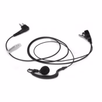 On Set Headsets G-Hook, Black for Motorola, G-shaped ear hook with double line PTT, Professional, discrete and comfortable, Flexible ear hanger, Clear sound with minimized external chatter.Introducing