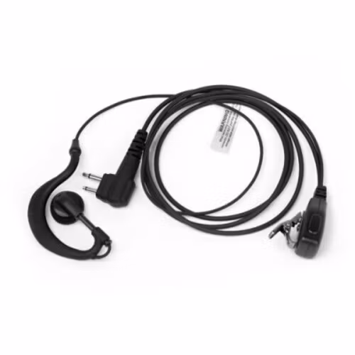 On Set Headsets G-Hook, Black for Motorola, G-shaped ear hook with double line PTT, Professional, discrete and comfortable, Flexible ear hanger, Clear sound with minimized external chatter.Introducing