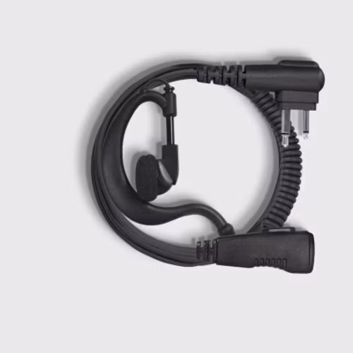 On Set Headsets D-Hook, Black for Kenwood, D-shaped ear hook with double line PTT, Professional, discrete and comfortable, Flexible ear hanger, Clear sound with minimized external chatter.Introducing