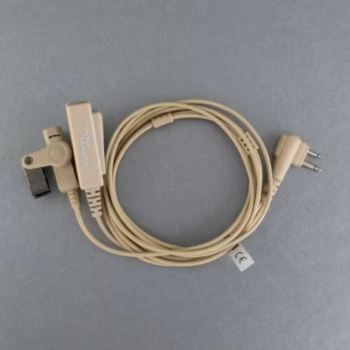 On Set Headsets Desert Tan for Motorola, Kevlar reinforced cable assembly, H2O resistant mic, Medical grade (hypoallergenic) silica. The FilmPro is a High Quality Walkie Talkie Headset. Built to take 