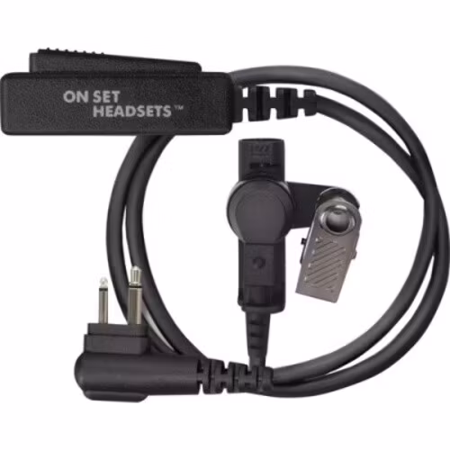 On Set Headsets Black for Motorola, Basic model, The Shorty is perfect for those who are always on the move, and need a more compact option for their walkie-talkie communication. It’s lightweight, eas