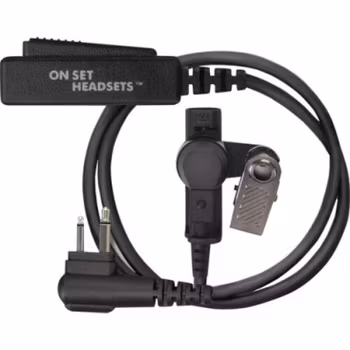 On Set Headsets Black for Motorola, Basic model, The Shorty is perfect for those who are always on the move, and need a more compact option for their walkie-talkie communication. It’s lightweight, eas