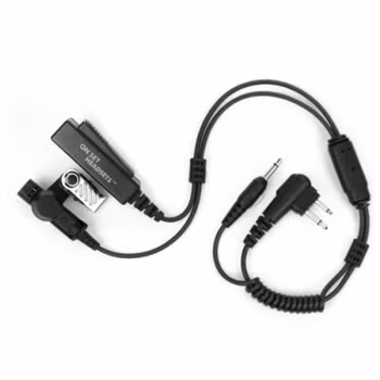 On Set Headsets Black for Motorola, Made with Kevlar reinforced wiring and backed by a Lifetime Warranty, the FilmPro X Shorty Headset is built to withstand the rigors of a film set. But it’s not just