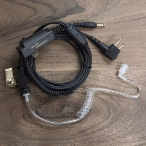 On Set Headsets Black, For Motorola, The Elite Series is built to last with Kevlar reinforced wiring and comes with a Lifetime Warranty, showing our confidence in the quality and durability of our pro
