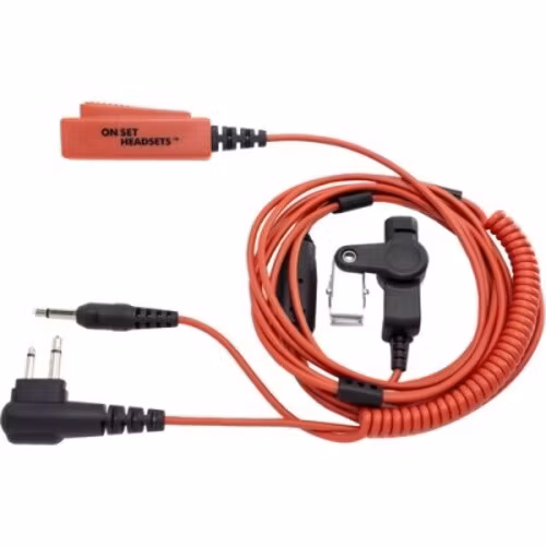 On Set Headsets RED Dragon, For Motorola, The FilmPro X, the ultimate communication solution for film professionals who need to wear double comms on set. This revolutionary headset connects to both a