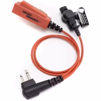 On Set Headsets RED Dragon for Motorola, Basic model, The Shorty is perfect for those who are always on the move, and need a more compact option for their walkie-talkie communication. It’s lightweight