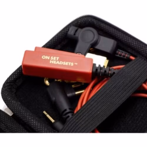 On Set Headsets RED, For Motorola,  The Elite Series is built to last with Kevlar reinforced wiring and comes with a Lifetime Warranty, showing our confidence in the quality and durability of our prod