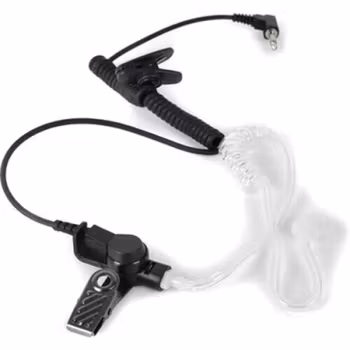 On Set Headsets Black, 1-PIN LISTEN ONLY, Listen Only Acoustic Tube Earpiece 1-Pin Radio Headset with 3.5mm plugAdjusts to fit either the left or right ear.Listen only device.Easy to carry and simple