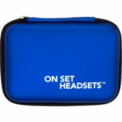 TRAVEL CASE - BLUE, The On Set Headsets Travel Case is the perfect solution for protecting your investment while on the move. This high-quality case is specifically designed to fit and protect your su