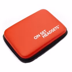 On Set Headsets TRAVEL CASE - RED, The On Set Headsets Travel Case is the perfect solution for protecting your investment while on the move. This high-quality case is specifically designed to fit and