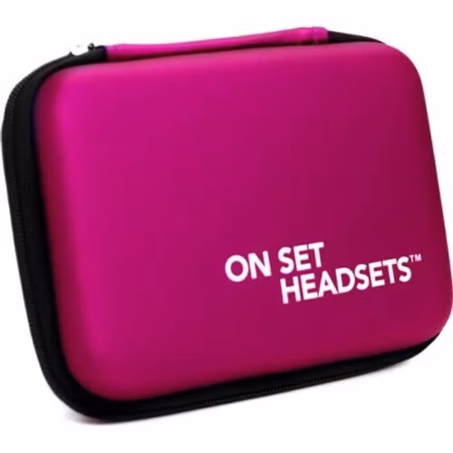 On Set Headsets TRAVEL CASE - PURPLE, The On Set Headsets Travel Case is the perfect solution for protecting your investment while on the move. This high-quality case is specifically designed to fit a