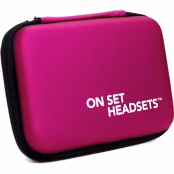 On Set Headsets TRAVEL CASE - PURPLE, The On Set Headsets Travel Case is the perfect solution for protecting your investment while on the move. This high-quality case is specifically designed to fit a