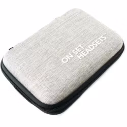 On Set Headsets TRAVEL CASE - GRAY, The On Set Headsets Travel Case is the perfect solution for protecting your investment while on the move. This high-quality case is specifically designed to fit and