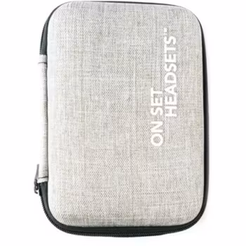 On Set Headsets TRAVEL CASE - GRAY, The On Set Headsets Travel Case is the perfect solution for protecting your investment while on the move. This high-quality case is specifically designed to fit and
