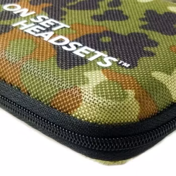 On Set Headsets TRAVEL CASE - GREEN CAMO, The On Set Headsets Travel Case is the perfect solution for protecting your investment while on the move. This high-quality case is specifically designed to f