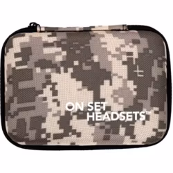 On Set Headsets TRAVEL CASE - URBAN DIGI CAMO, The On Set Headsets Travel Case is the perfect solution for protecting your investment while on the move. This high-quality case is specifically designed